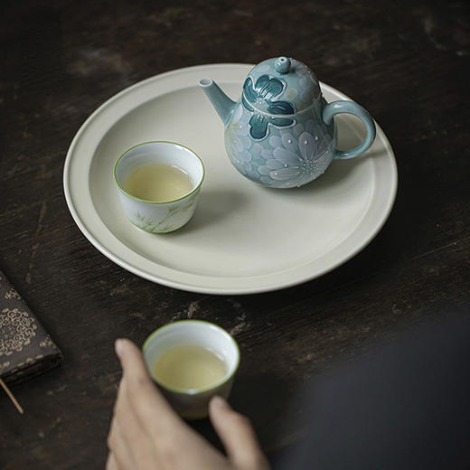 永利汇明知山志有田烧工艺纯手绘陶瓷球孔过滤泡茶器单壶礼盒装 商品图1