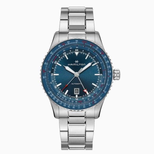 汉米尔顿 Hamilton 卡其航空系列天际换算自动机械男表 H76715140 商品图0