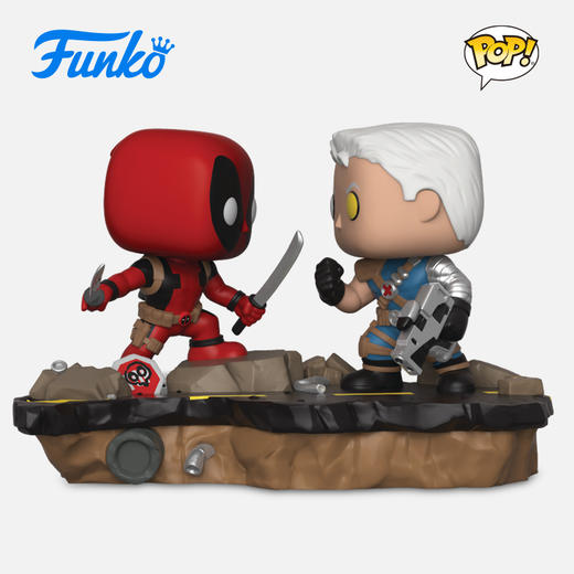Funko POP Marvel Comic Moments  Deadpool vs. Cable 漫威 Comic Moments系列 死侍2死侍vs电索手办 商品图0