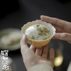 永利汇釉下彩手绘杏黄桂花盖碗莲花瓣泡茶碗家用茶人泡茶品茶碗 商品缩略图0