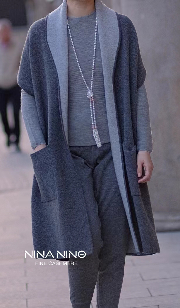 双层宝莱莉大衣（灰）