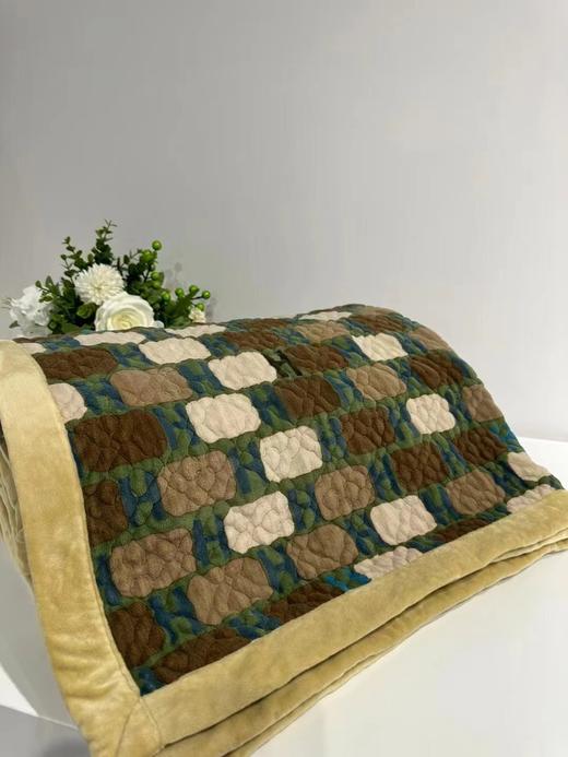 曼庭生活仿貂绒两用床盖 商品图4