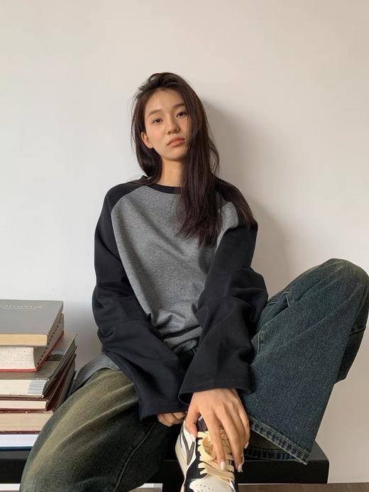 【应季好物】拉家原厂出品 加厚款双面澳绒撞色打底衫 商品图1