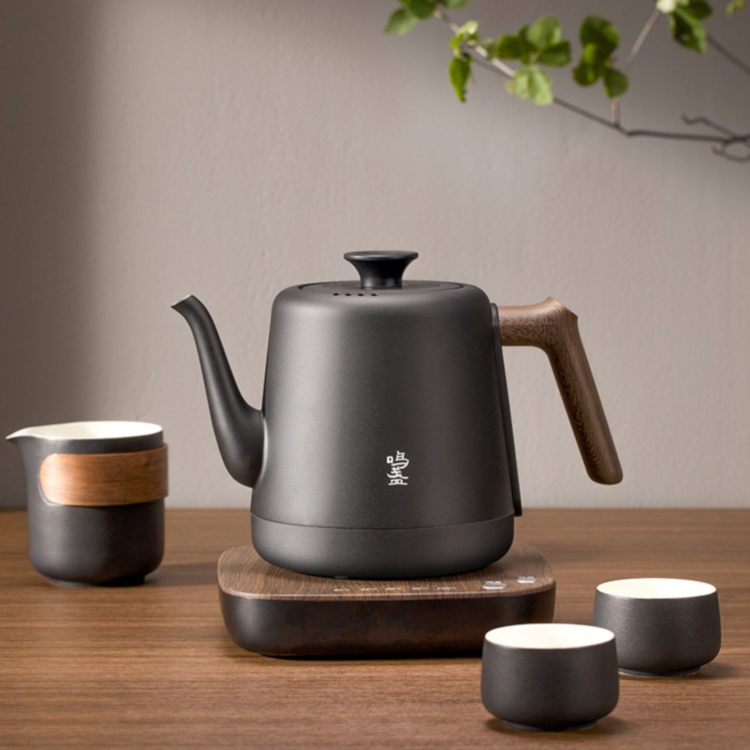 永利汇鸣盏电热水煮水壶煮茶壶恒温保温一体不锈钢功夫茶台煮茶泡茶专用