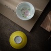 永利汇釉上彩手绘海棠花宽口主人杯手工陶瓷杯单杯功夫茶普洱杯 商品缩略图0