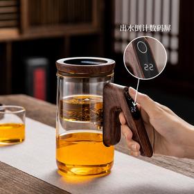 永利汇磁吸智能定时玻璃内胆茶水分离泡茶壶耐高温飘逸杯自动泡茶专用