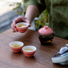 永利汇陶瓷快客杯一壶三杯旅行茶具户外收纳包便携式车载酒店 商品缩略图4