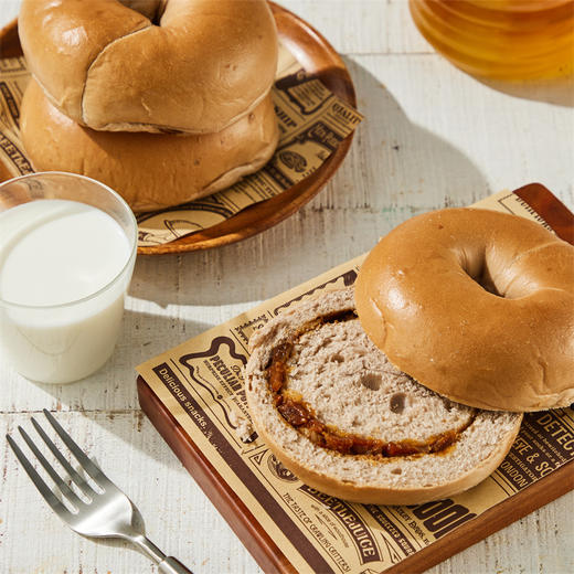 蜜汁叉烧贝果 Honey-Stewed Pork Bagel with BBQ Sauce 商品图4
