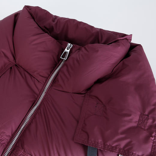 NR029斯尔丽2023冬季新款面包领轻薄白鸭绒短款显高显瘦时尚保暖羽绒服 商品图4