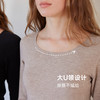弗利少女羊绒蚕丝保暖内衣男女士打底衫紧身长袖加厚秋衣秋裤套装 商品缩略图4