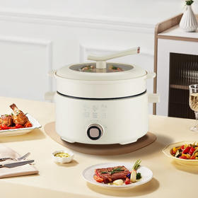 美菱（MELING）电煮锅MT-LC4020带蒸笼