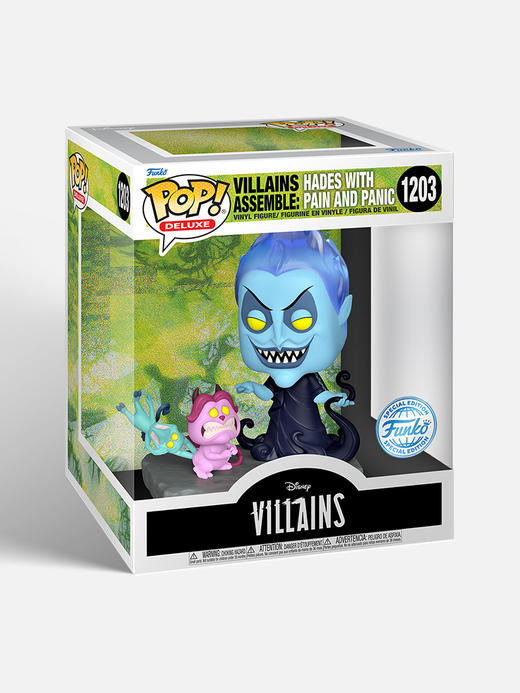Funko POP Deluxe Disney Villains Assemble迪士尼反派哈迪斯与痛苦和恐慌限定款手办 64676 商品图3