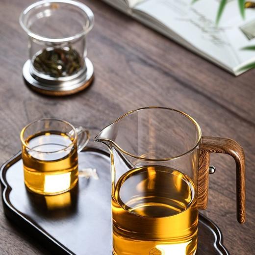永利汇泡茶壶专用飘逸杯全玻璃耐高温泡茶神器磁吸茶水分离一键过滤家用 商品图3
