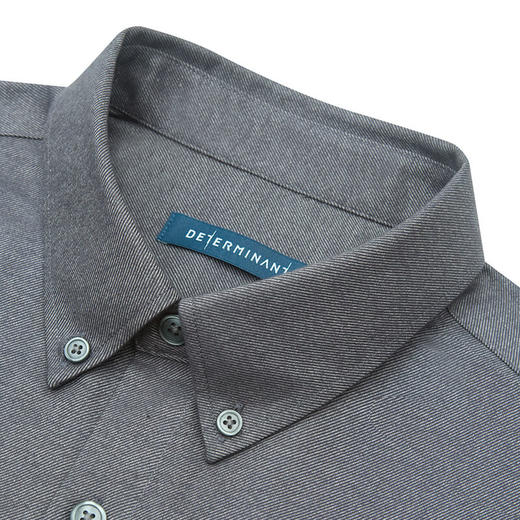 十如仕纽扣领免烫法兰绒长袖衬衫-SS01-02 商品图10