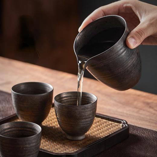 永利汇手工鎏金釉品茗杯日式单杯陶瓷功夫茶具茶杯家用主人杯复古小杯子 商品图3