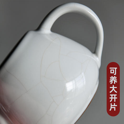 永利汇开片汝窑茶壶小号茶器泡茶壶茶水分离一人陶瓷茶具景德镇 商品图3