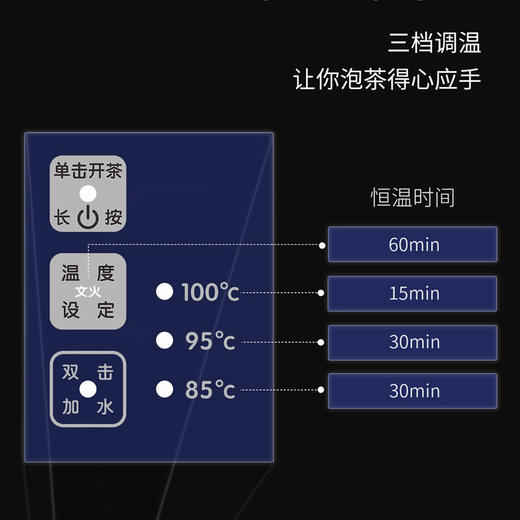 吉谷自动上水抽水茶台煮水壶泡茶专用家用恒温电热水壶整套茶具 商品图1