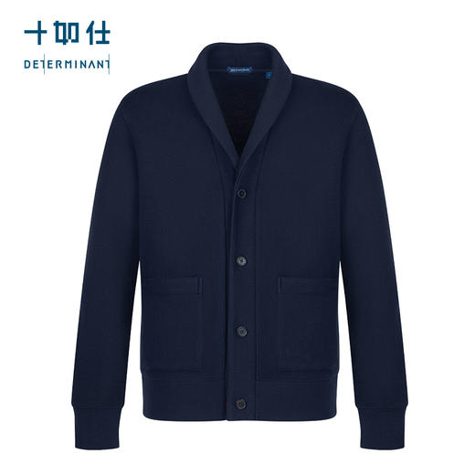 十如仕青果领美利奴羊毛保暖针织开衫外套-OW04-01 商品图7