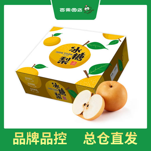PAGODA百果园 冰糖梨（特大果）5斤6粒礼盒装（净重2.5-2.8kg） 商品图4