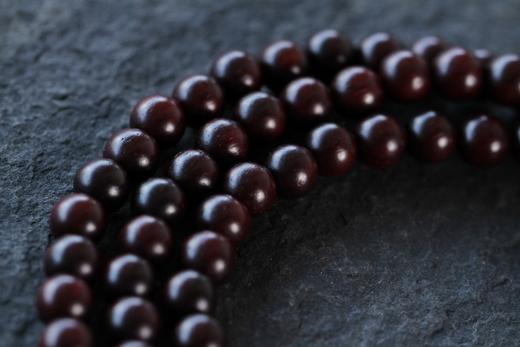 XYZT0069°佛家六度 印度小叶紫檀手串·0.6*108 商品图7