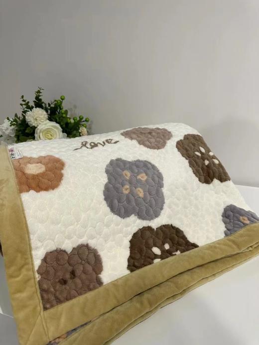 曼庭生活仿貂绒两用床盖 商品图9