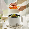小熊（Bear） 电煮锅 电热锅 小电锅一体宿舍小锅1-2人多功能火锅泡面锅电炒锅DRG-C12K1 灰色带蒸笼 商品缩略图5