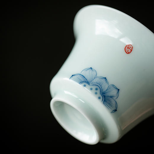 永利汇盖碗茶杯陶瓷功夫茶具三才杯景德镇泡茶器敬茶碗手抓茶壶 商品图1