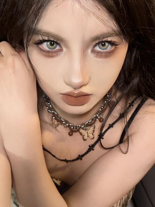 （年抛）Hushlens 诺曼底蓝/布拉格绿 14.2mm 染色13.4mm 商品图2