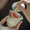 永利汇明知山志釉下彩手绘桃子带盖茶杯泡茶碗日式家用泡茶器 商品缩略图0