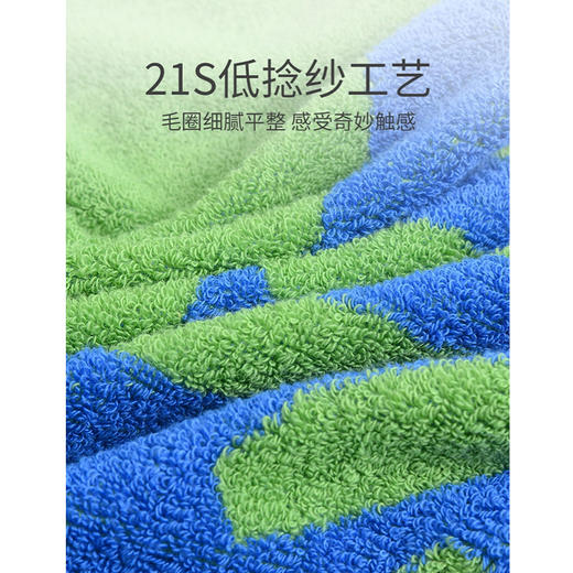 洁丽雅抑菌新疆棉浴巾儿童大浴巾女可爱卡通纯棉全棉家用吸水速干 商品图2