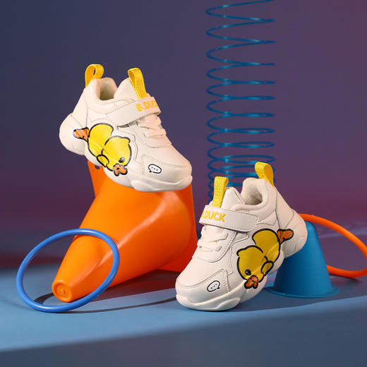 B.Duck小黄鸭童鞋冬季保暖儿童运动鞋20-30码 B5283003A 商品图5