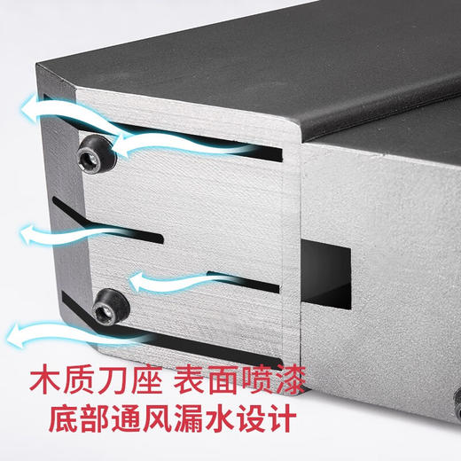 张小泉 不锈钢刀具菜刀套装启航系列刀具六件套装D30550100 启航 商品图4