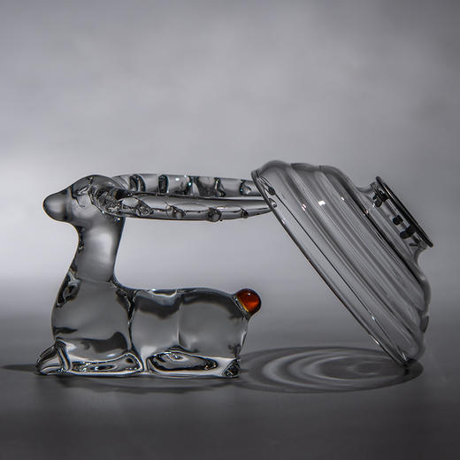 永利汇茶漏器玻璃茶滤茶叶过滤器泡茶滤网不锈钢鹿创意茶隔配件 商品图2