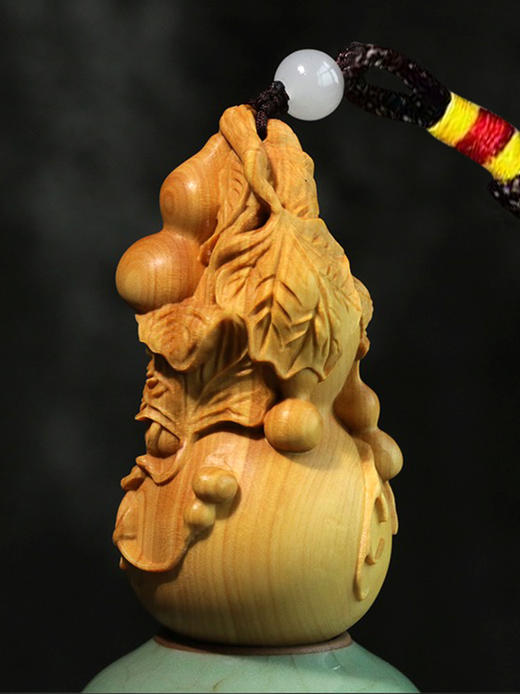 宝葫芦°黄杨木挂件 商品图1