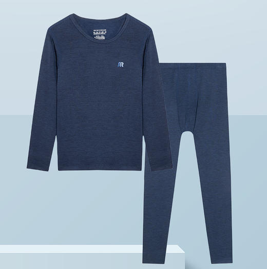 【暖柔保暖】SCHIESSER德国舒雅男童62%腈纶+29.1%莫代尔8.9%氨纶280g保暖套装37/20598W 商品图1