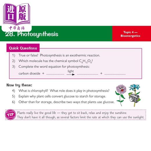 【中商原版】英国CGP 9-1 GCSE Combined Science: Biology AQA Revision Question Cards 商品图3