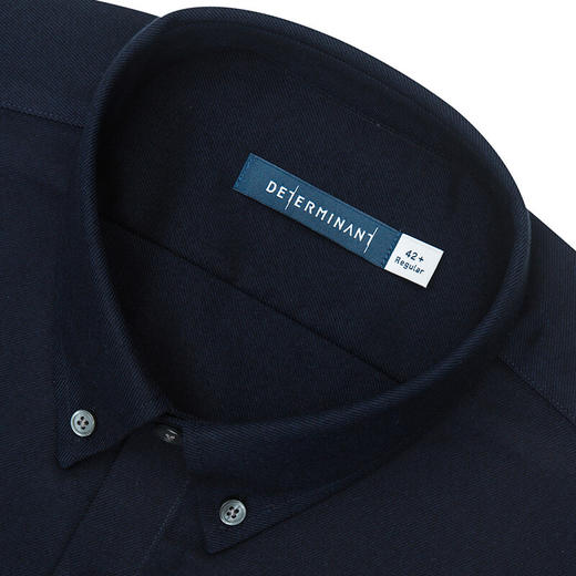 十如仕纽扣领免烫法兰绒长袖衬衫-SS01-02 商品图7