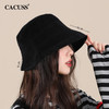 【cacuss渔夫帽】CACUSS帽子女秋季遮阳纯色百搭休闲渔夫帽显脸小大帽檐保暖盆帽潮PM197 商品缩略图1