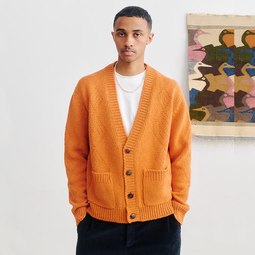 A KIND OF GUISE NOI KNIT CARDIGAN 美利奴羊毛针织绣花羊毛开衫 商品图1