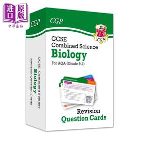 【中商原版】英国CGP 9-1 GCSE Combined Science: Biology AQA Revision Question Cards