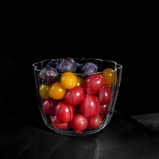 莲花瓣水洗 玻璃建水花型水盂废水缸茶道配件茶洗烟灰缸 商品图6