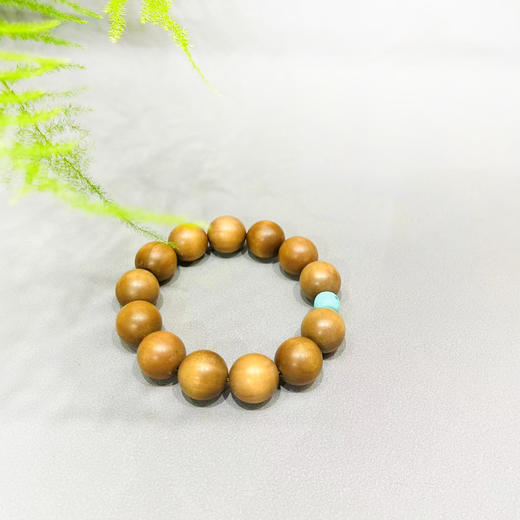 1.8老山檀香+绿松石手串 商品图0