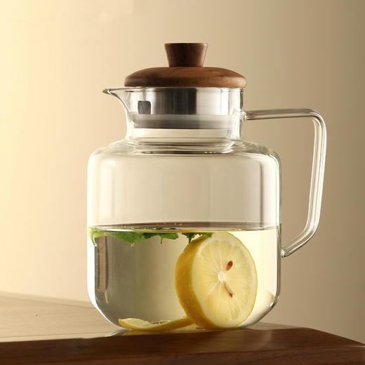 永利汇高端冷水壶家用玻璃耐高温凉水壶水杯大容量扎壶水果茶壶 商品图2