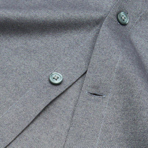 十如仕纽扣领免烫法兰绒长袖衬衫-SS01-02 商品图11