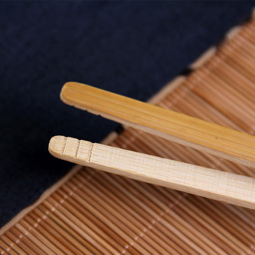 永利汇绕线茶夹子防滑杯夹镊子天然竹制功夫茶具茶道六君子零配件日式 商品图2