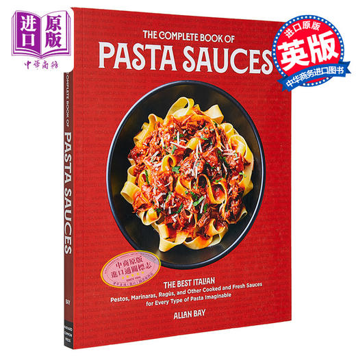 【中商原版】意大利面酱全书 The Complete Book of Pasta Sauces 英文原版 Allan Bay 易于制作的各式酱汁 商品图0