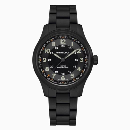 汉米尔顿 Hamilton 卡其野战系列钛金属自动机械男表 H70665130 商品图0