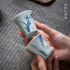 永利汇青花绘画陶瓷茶杯小号功夫茶具单个茶道品茗杯主人杯日式 商品缩略图2