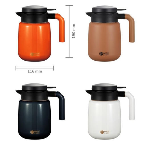 永利汇1升焖茶壶温显保温壶家用316不锈钢闷泡壶老白茶泡茶壶小型 商品图0