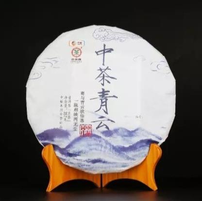 中粮-中茶 2017年中茶青云普洱生茶357克/饼(茶庄园系列云南七子饼茶/干仓直发 商品图0